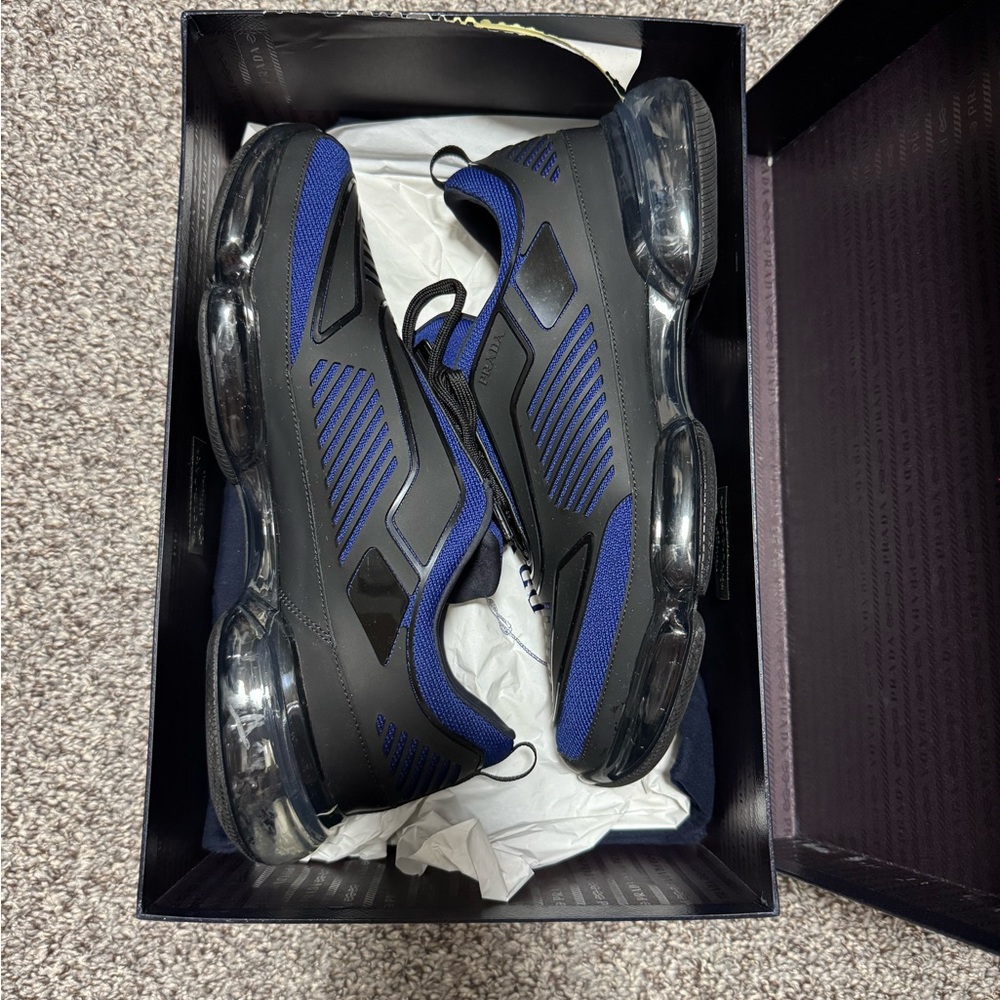 Men's Athletic Sneakers - Black and Blue